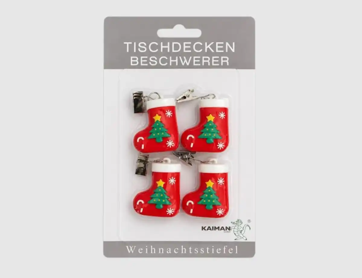 Bild 1 von Tischtuchbeschwerer Weihnachtsstiefel Rot