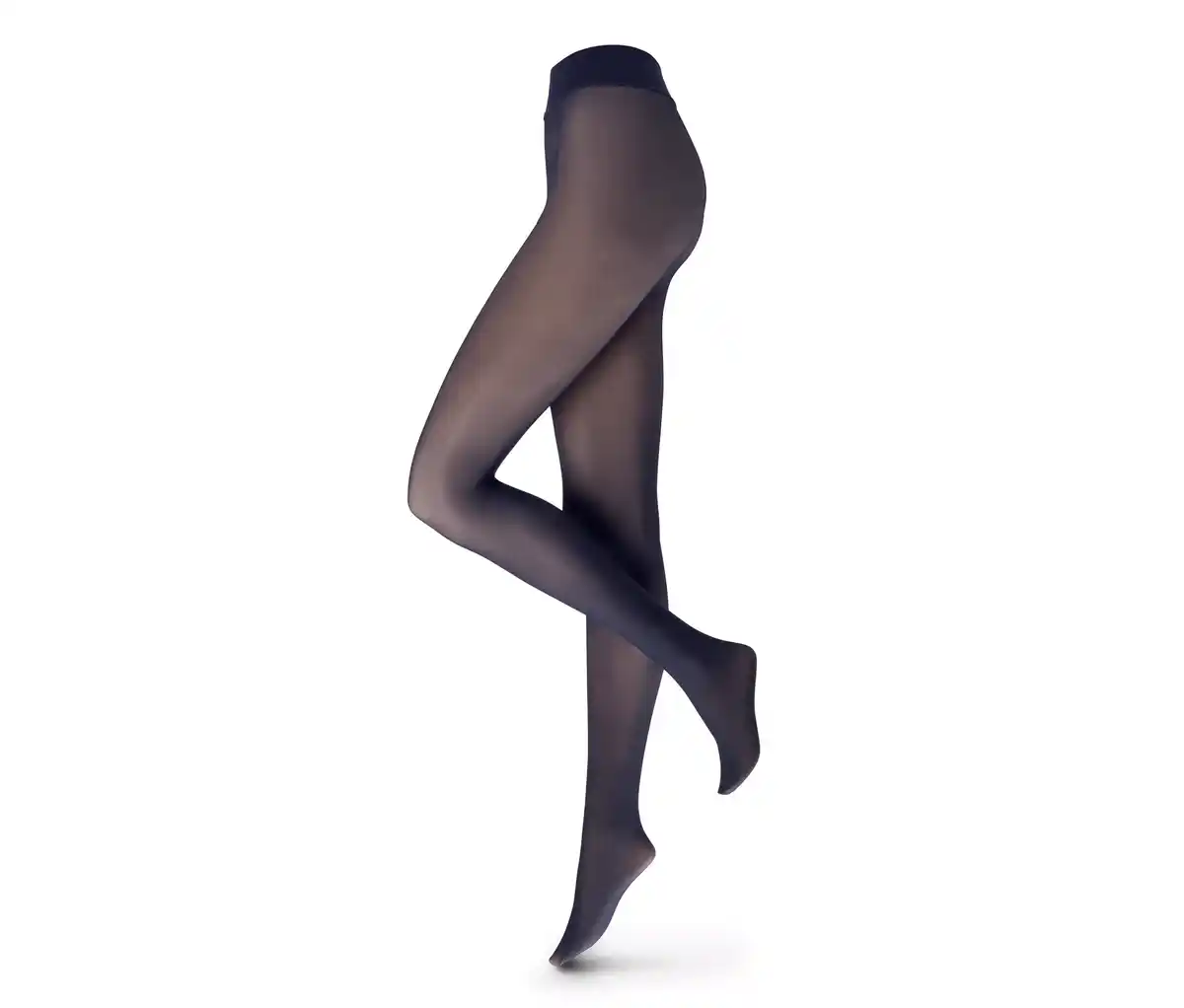 Bild 1 von 50 DEN Feinstrumpfhose in transparenter Optik, dunkelblau