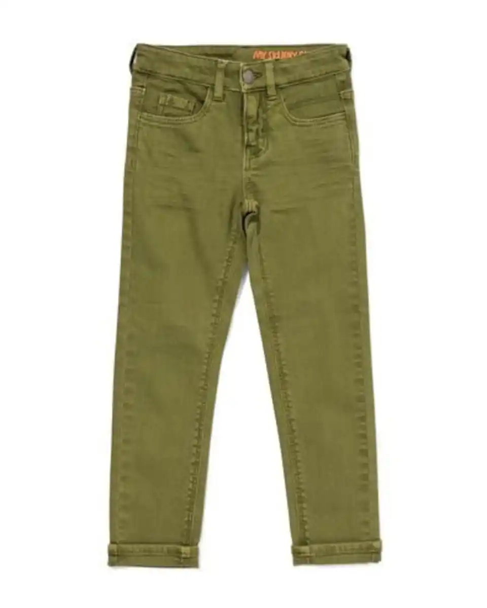 Bild 2 von Kinderhose, Skinny Fit, Jogginghose knallgrün