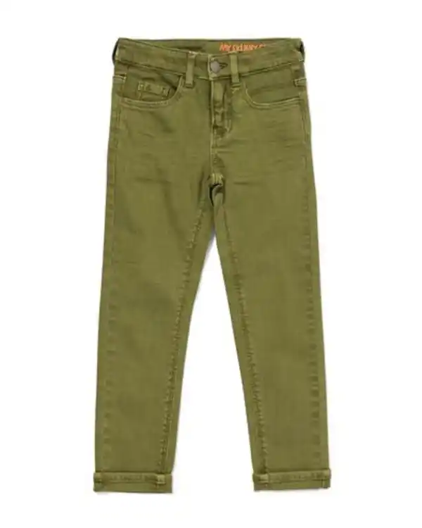 Bild 2 von Kinderhose, Skinny Fit, Jogginghose knallgrün