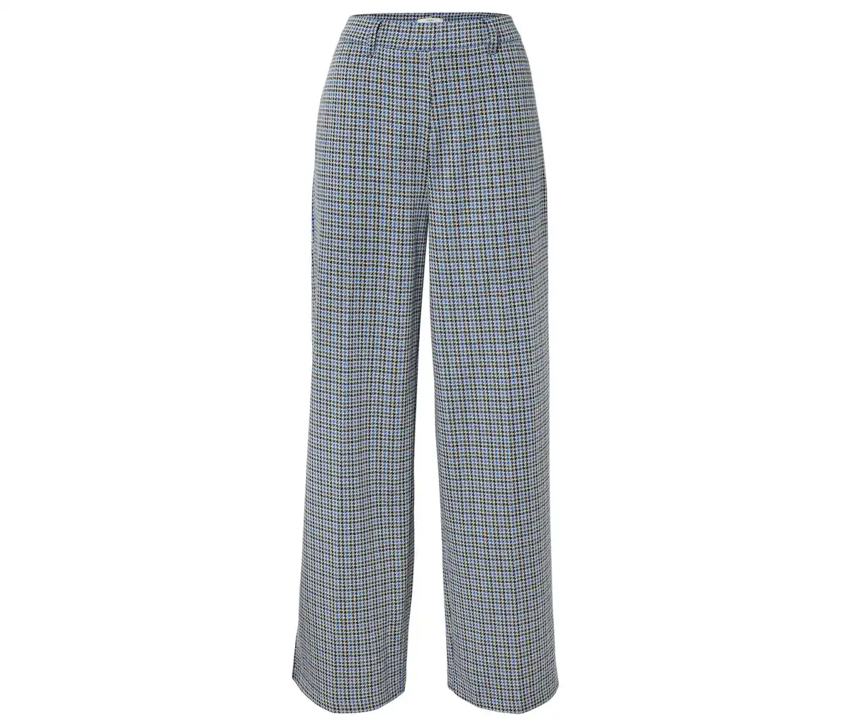 Bild 1 von Komfort-Palazzohose mit Hahnentritt-Jacquard