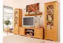 Bild 1 von OTTO home Wohnwand Lisa, (Set, 3-St), bestehend aus zwei Vitrinen und einem Lowboard, massives Kiefernholz