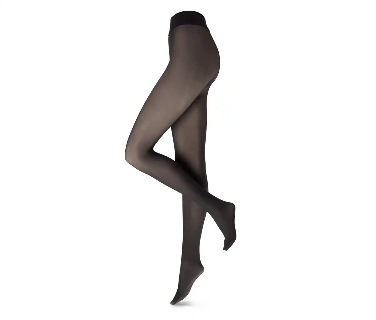 Bild 1 von 50 DEN Feinstrumpfhose in transparenter Optik, schwarz