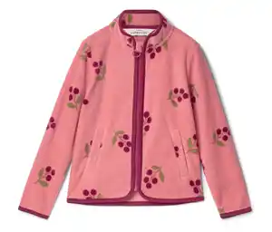 Kinder-Fleecejacke, Blumen