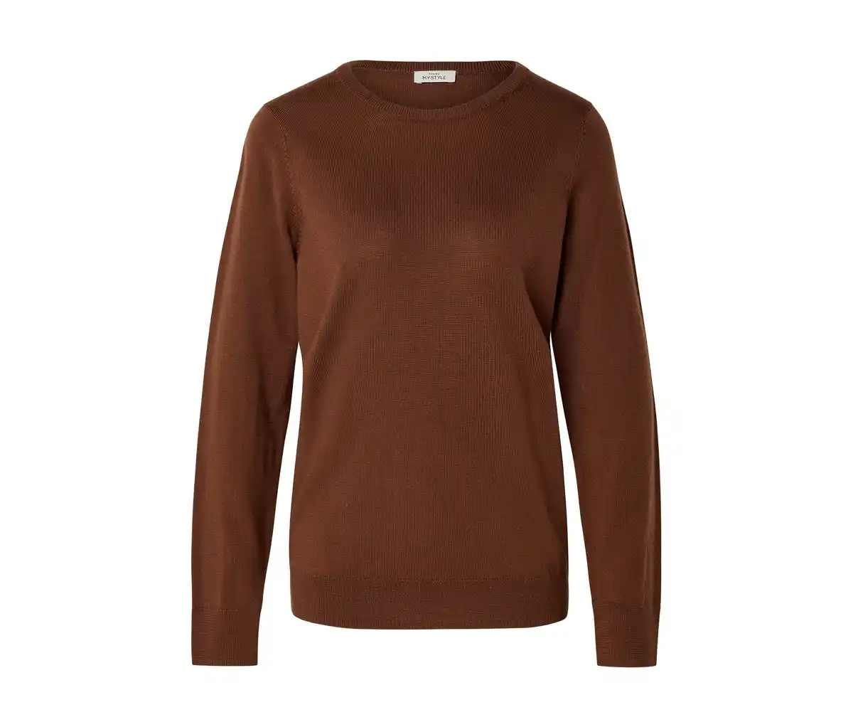Bild 1 von Merino-Feinstrickpullover, cognac