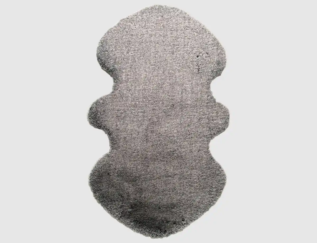 Bild 1 von Kunstfellteppich Mia Schwarz, Silber