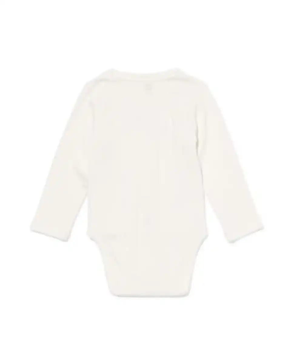 Bild 4 von Newborn-Wickelstrampler zum Mitwachsen, LENZING™ ECOVERO™, gerippt weiß