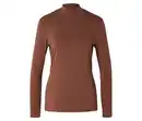 Bild 1 von Blusenshirt mit Stehkragen, cognac