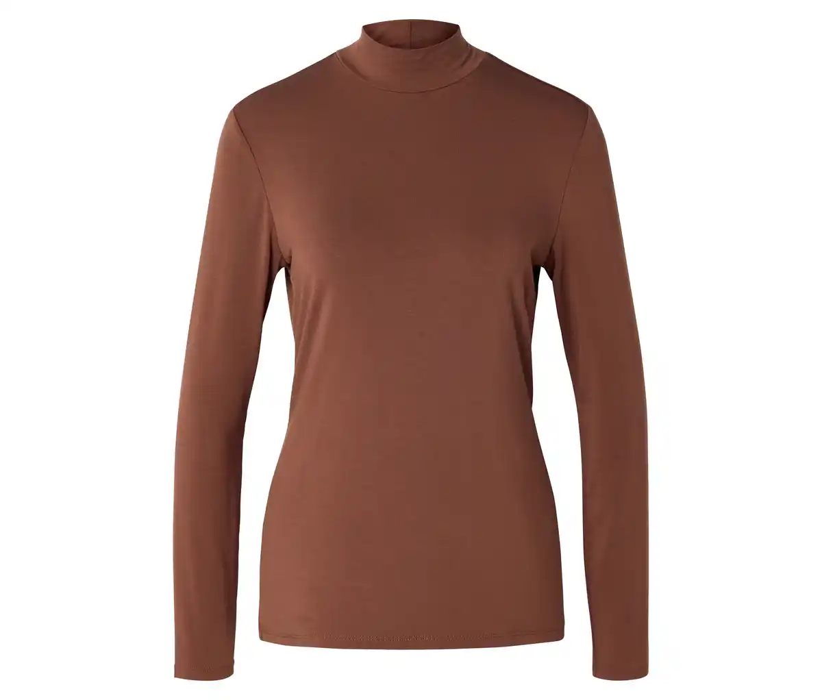 Bild 1 von Blusenshirt mit Stehkragen, cognac