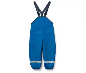 Kinder-Thermo-Regenhose mit Fleecefutter, blau