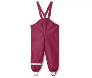 Kinder-Thermo-Regenhose mit Fleecefutter, beere
