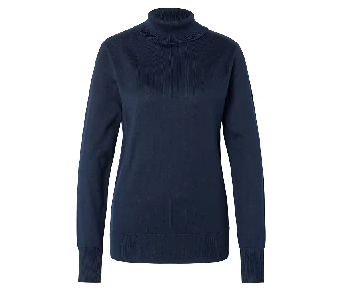 Bild 1 von Feinstrick-Rollkragenpullover, dunkelblau