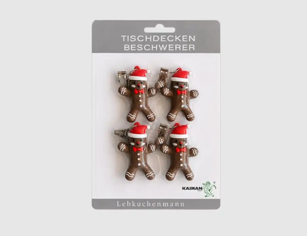 Bild 1 von Tischtuchbeschwerer Lebkuchenmann Braun