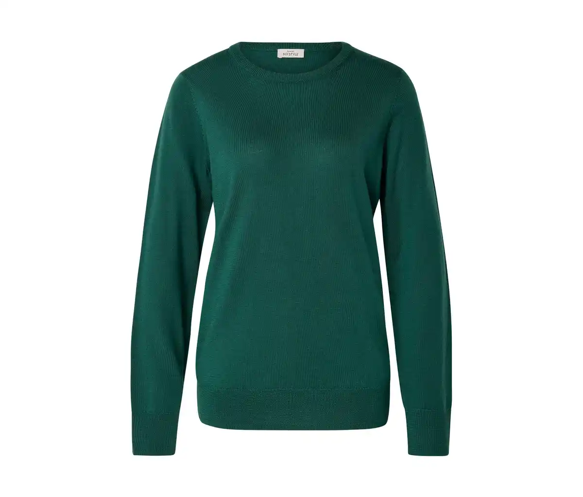 Bild 1 von Merino-Feinstrickpullover, dunkelgrün