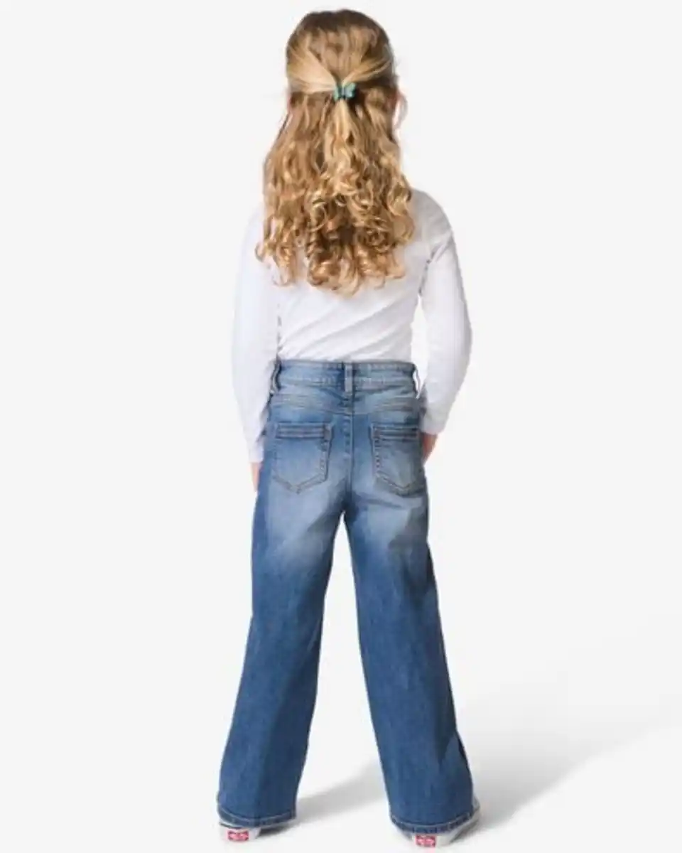 Bild 4 von Kinderjeans weit mittelblau