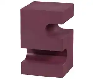 WOOOD Side Table »Jessa«, Metall, lila-braun