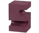 Bild 1 von WOOOD Side Table »Jessa«, Metall, lila-braun