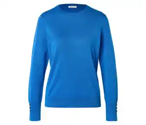 Feinstrickpullover, blau