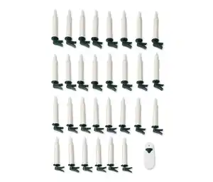 30 LED-Weihnachtsbaumkerzen