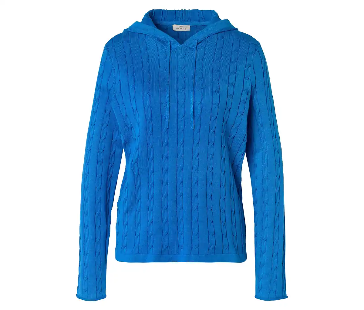 Bild 1 von Strick-Hoodie, blau