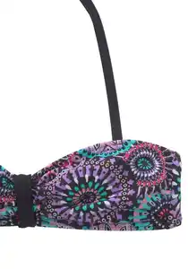 s.Oliver Bandeau-Bikini mit coolem Print