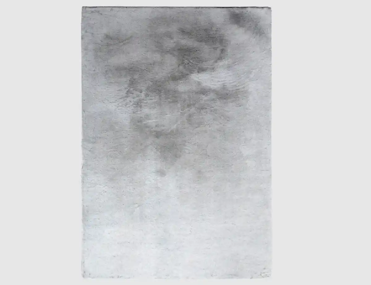 Bild 1 von Kunstfellteppich Mia Silber, Schwarz