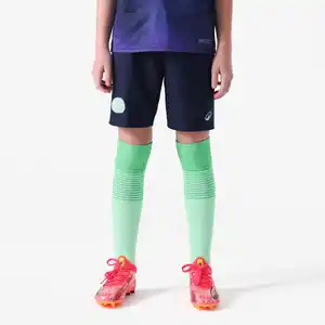 KIPSTA Kinder Fußball Shorts - Viralto Kids marineblau/grün