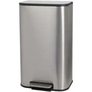Mülleimer aus Edelstahl