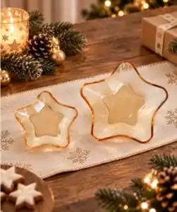 Glasschalen in Sternform