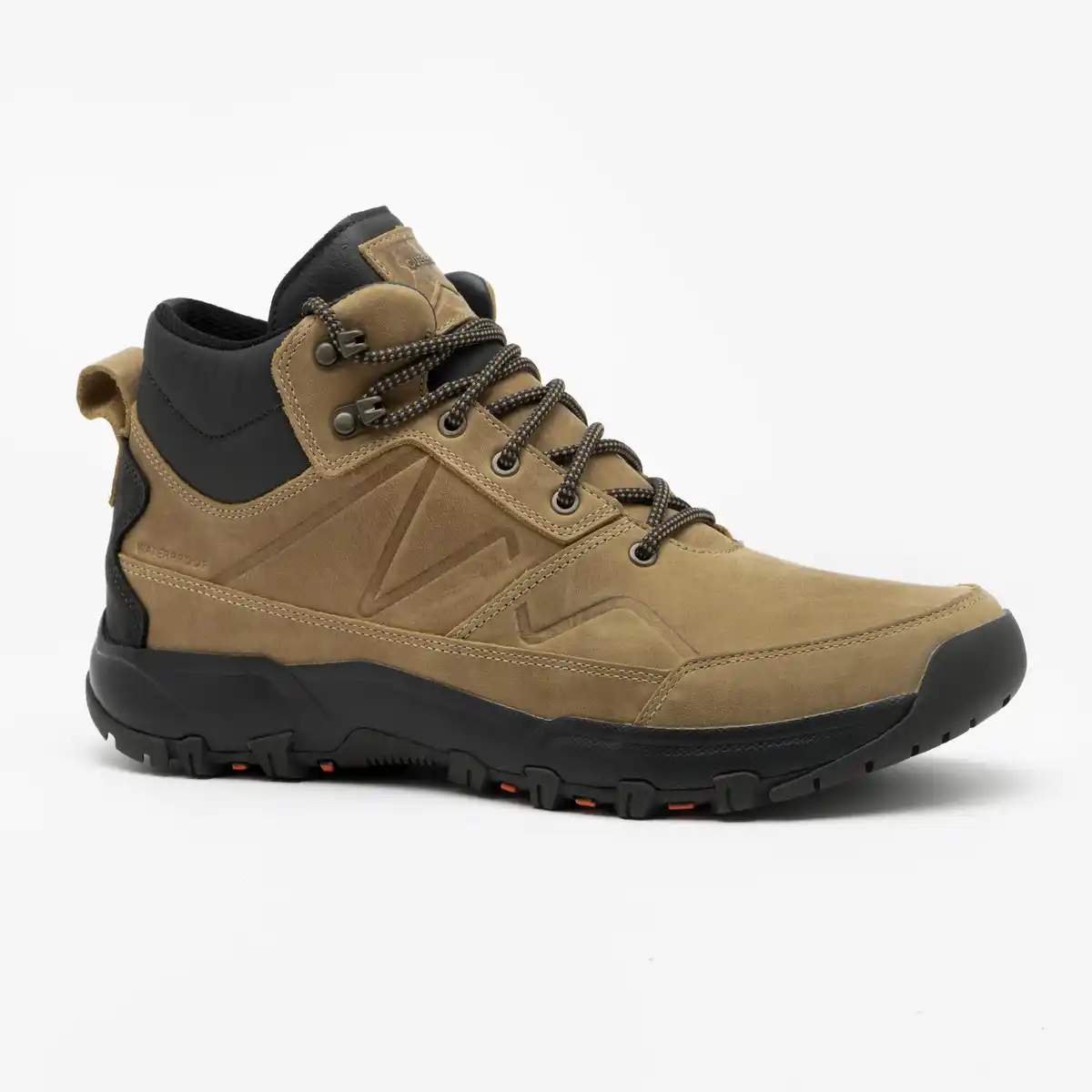 Bild 1 von QUECHUA Wanderschuhe Herren halbhoch wasserdicht Leder Wandern - NH500 WP braun