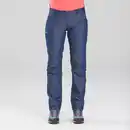 Bild 1 von FORCLAZ Zip-Off Hose Damen Wandern - Travel100 Jeans blau