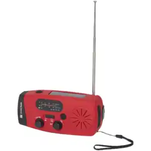 4-in-1 Notfunkgerät mit Taschenlampe und Powerbank