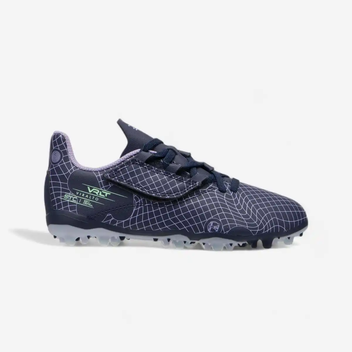 Bild 1 von KIPSTA Kinder Fußball Nockenschuhe MG/AG mit Klettverschluss - Viralto I Easy Nebula