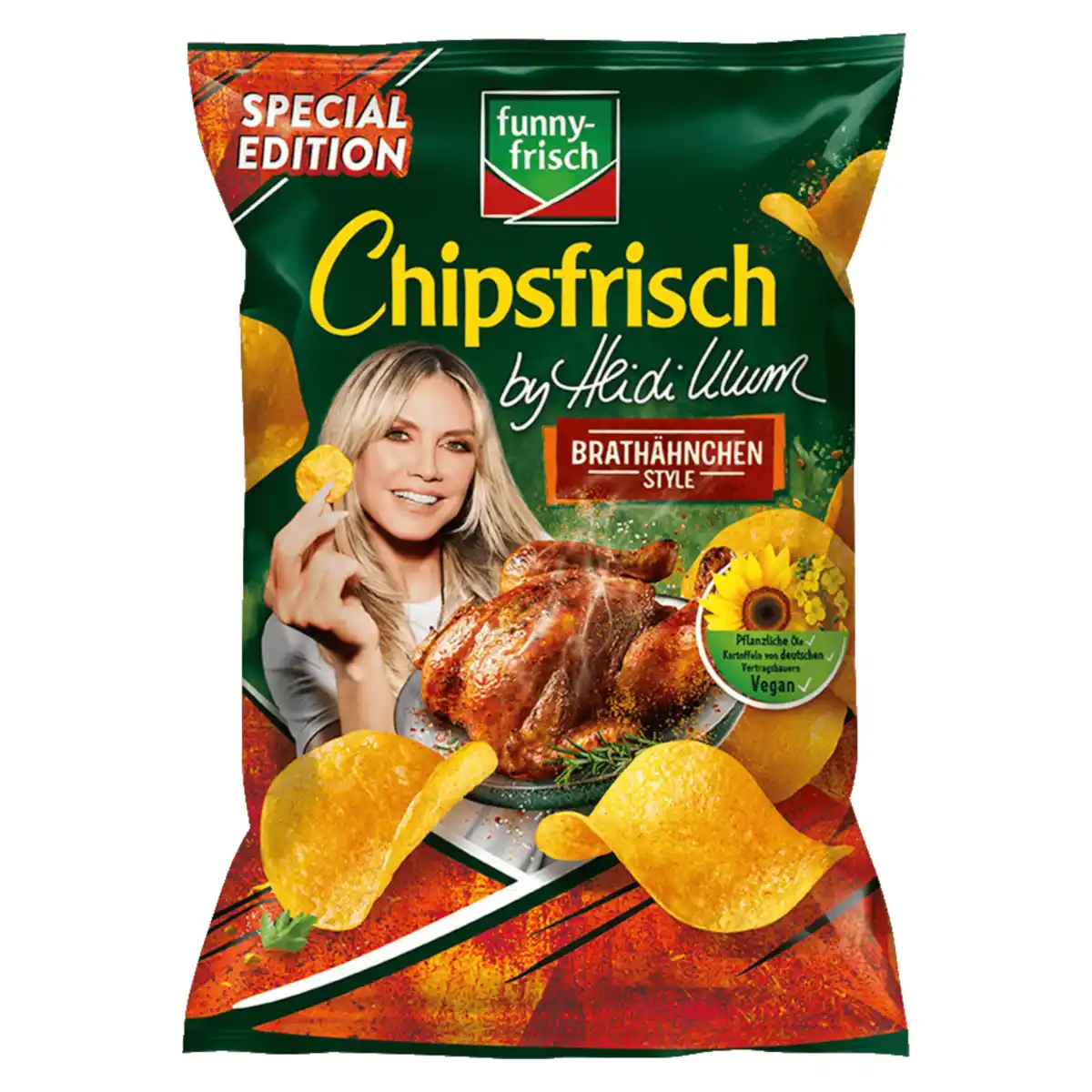 Bild 1 von Funny-frisch Chipsfrisch Brathähnchen Style Special Edition By Heidi Klum 130g