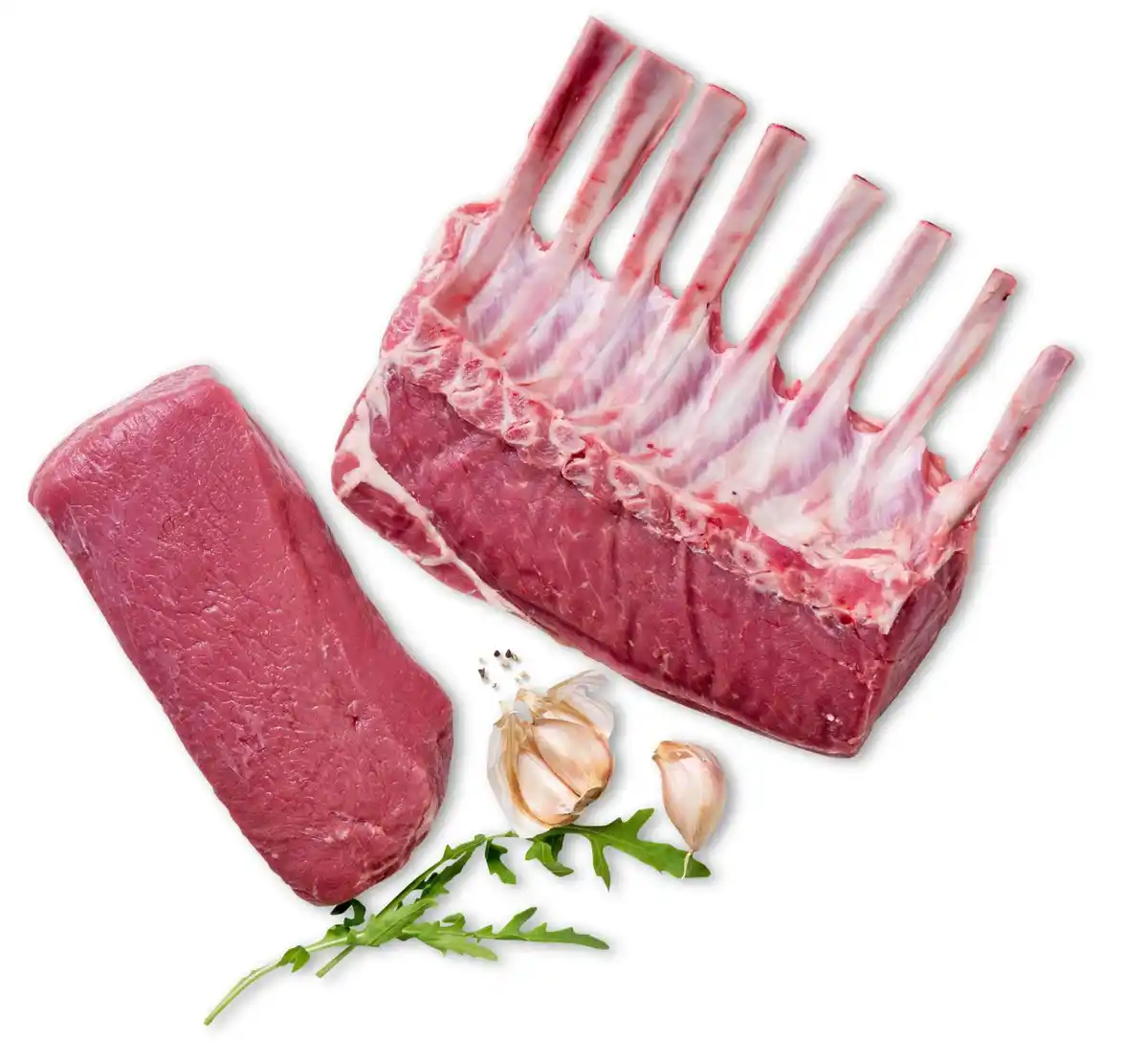 Bild 1 von Lammlachs oder -krone vom Salzwiesenlamm, 100 g