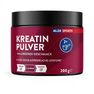 ALDI SPORTS Kreatin Pulver 200g, Waldbeere