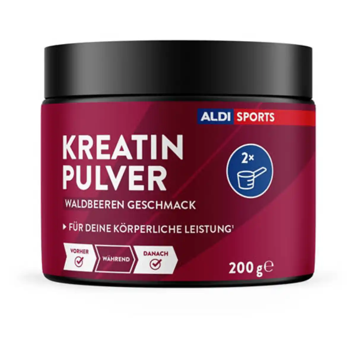 Bild 1 von ALDI SPORTS Kreatin Pulver 200g, Waldbeere
