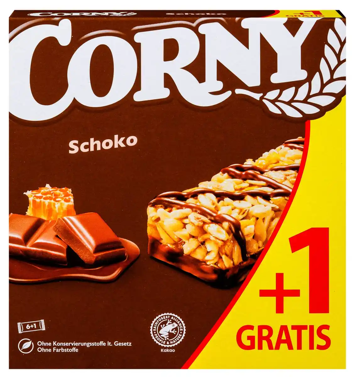 Bild 1 von CORNY Riegel, 7 St. = 175-g-Packg.