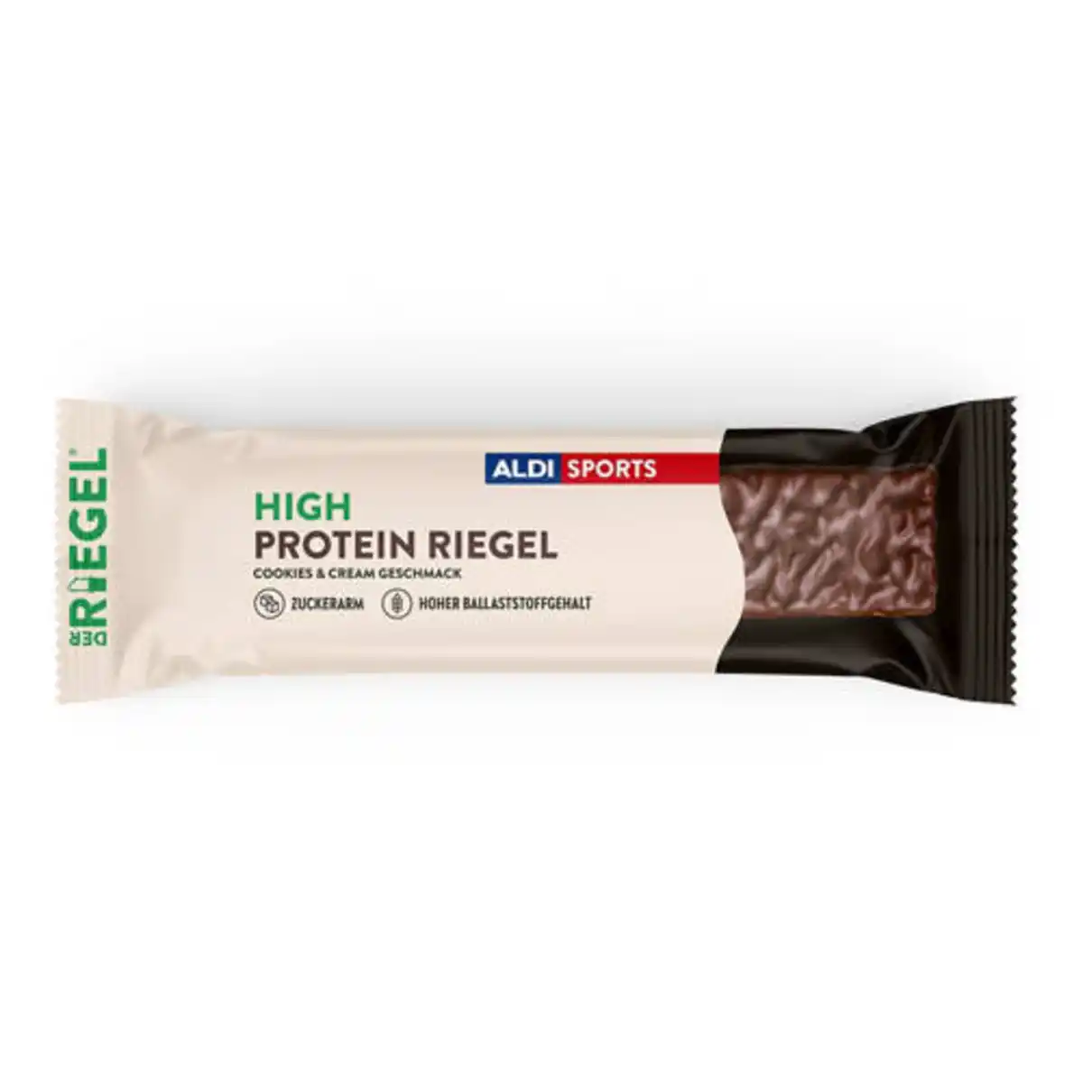 Bild 1 von ALDI SPORTS Veganer Proteinriegel 55 g, Cookies & Cream