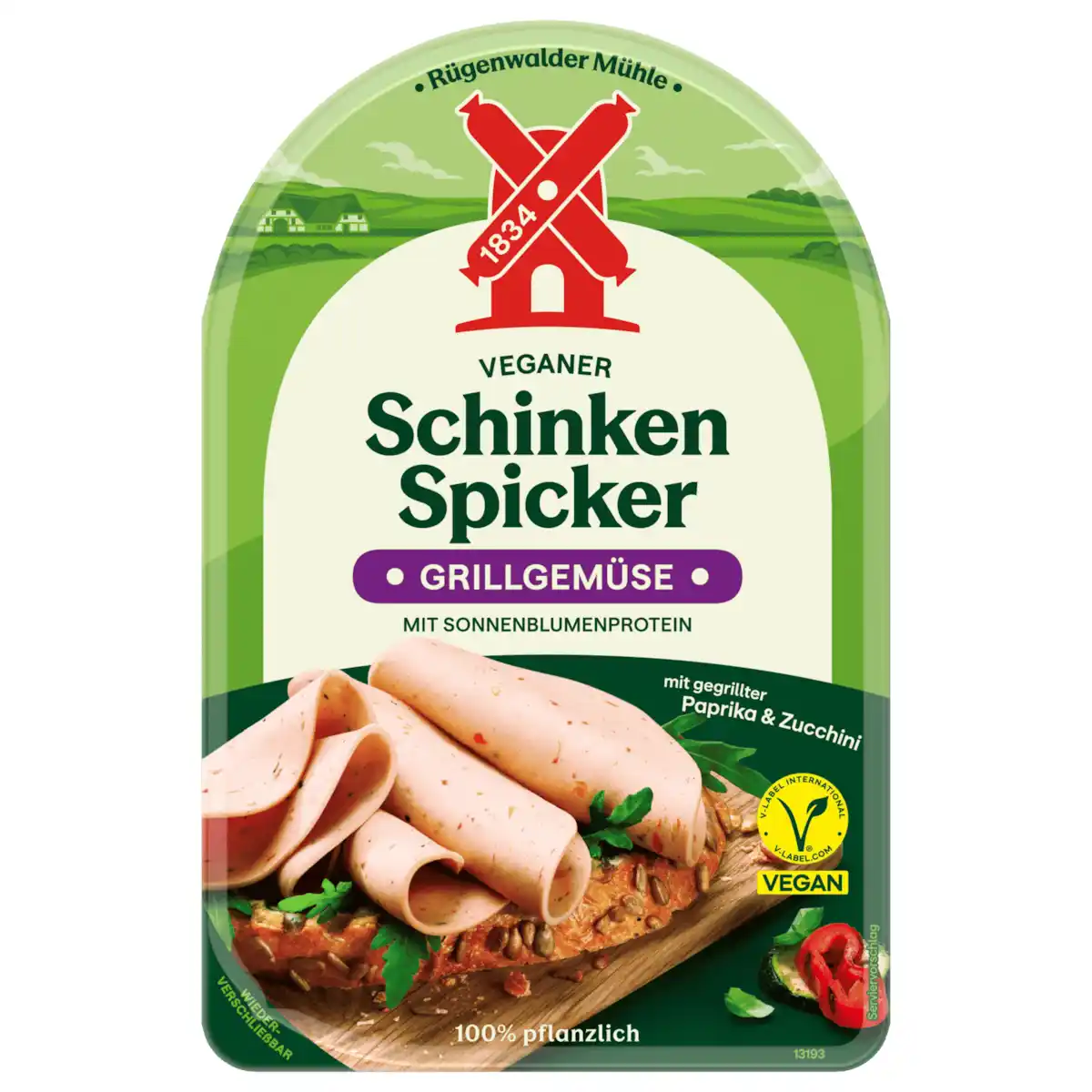 Bild 1 von Rügenwalder Mühle Veganer Schinken Spicker mit Grillgemüse 80g