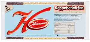 HANSEMATZ Doppelschnitten, 3 St. = 81-g-Packg.