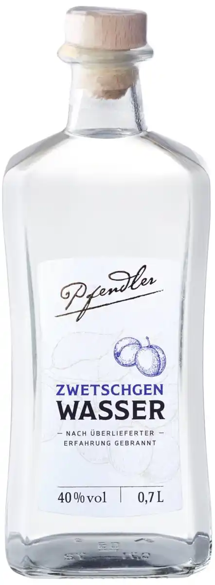 Bild 1 von PFENDLER Zwetschgenwasser, 0,7-l-Fl.