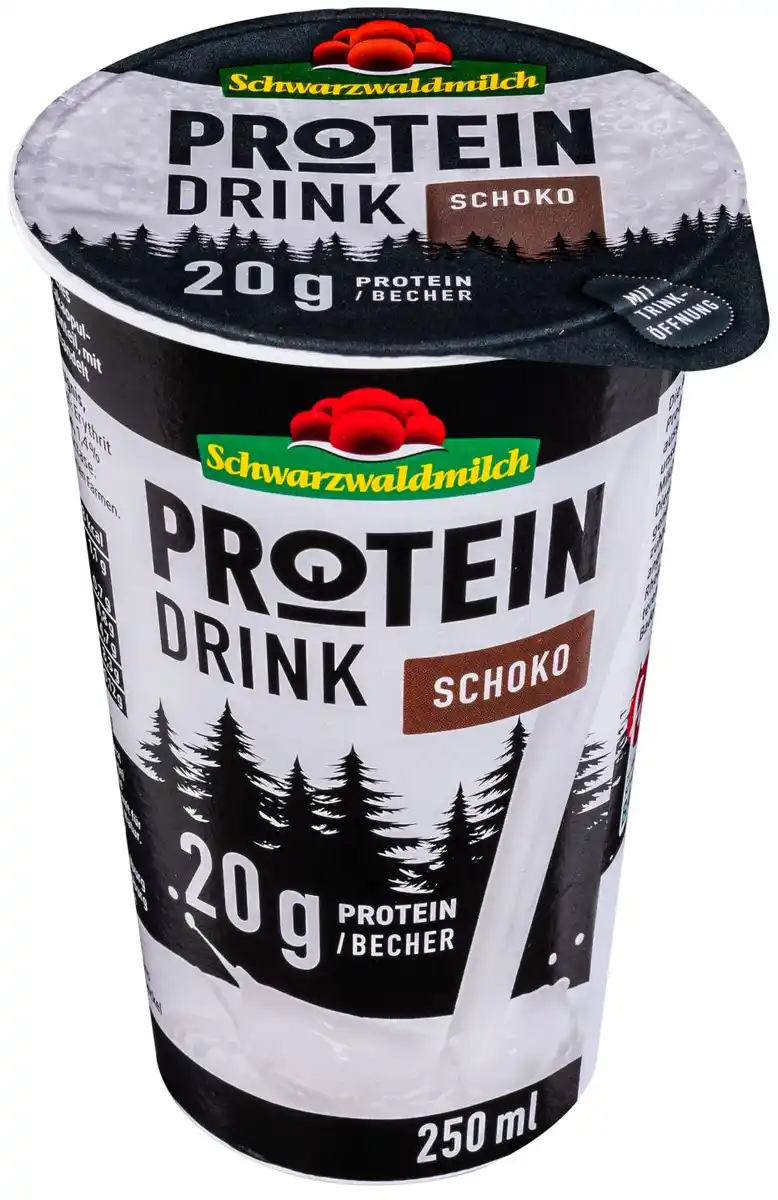 Bild 1 von SCHWARZWALDMILCH Protein-Drink Schoko, 250-ml-Becher