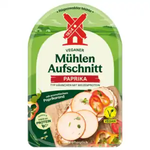 Rügenwalder Mühle Veganer Mühlen Aufschnitt Paprika Typ Hähnchen 70g