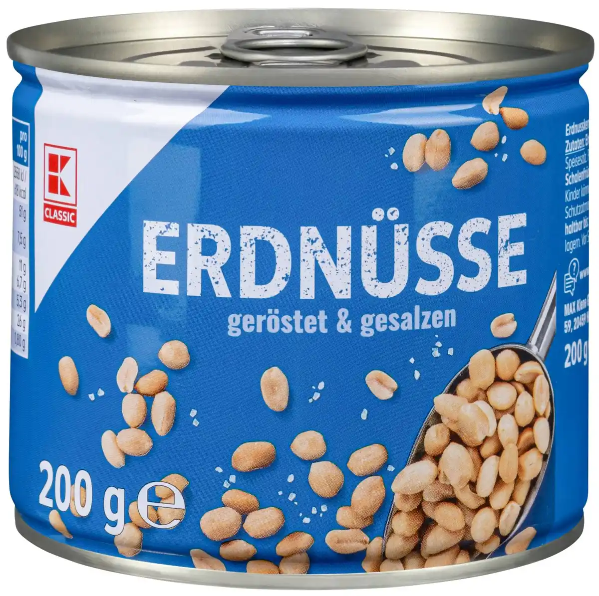 Bild 1 von K-CLASSIC Erdnüsse, 200-g-Dose