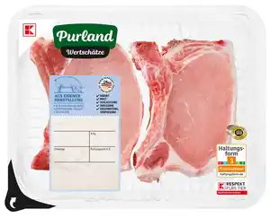 K-PURLAND WERTSCHÄTZE Schweinekotelett, 2 St. = 340-g-Packg.