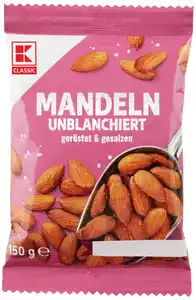 K-CLASSIC Snack-Mandeln, 150-g-Beutel