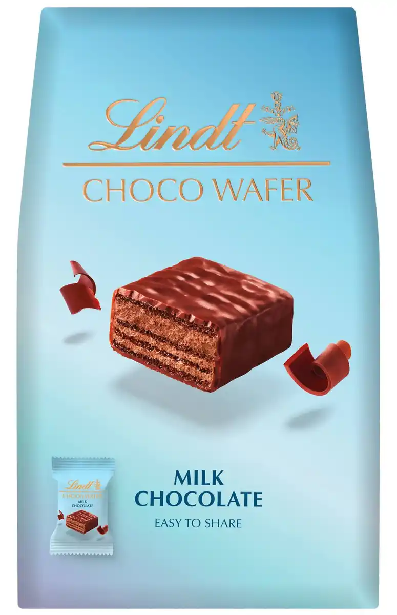 Bild 1 von LINDT Choco Wafer, 130 - 138-g-Packg.