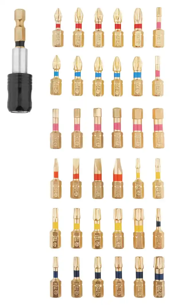 Bild 2 von PARKSIDE® PERFORMANCE Bit-Set Torsion »PBSP 2 D4«, 37-teilig