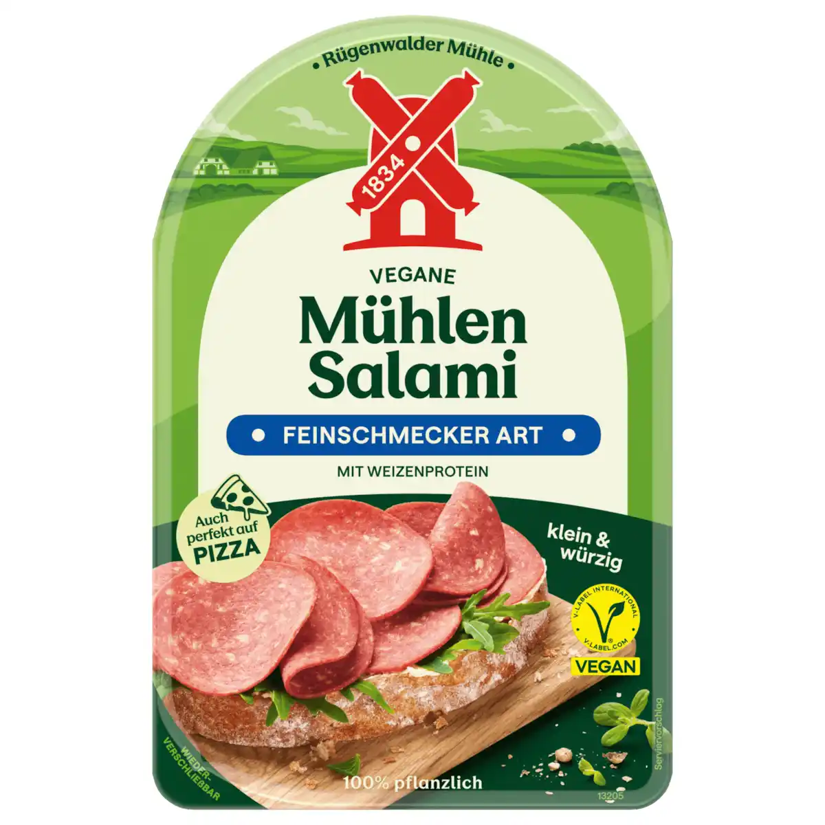 Bild 1 von Rügenwalder Mühle Salami vegan 80g